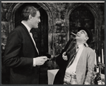 Charles Gray and Donald Pleasence in the stage production Poor Bitos