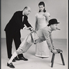 Donald Pleasence, Diana Muldaur and unidentified [left] in the stage production Poor Bitos