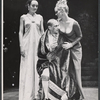 Jane Lowry, Donald Pleasence and Nancy Reardon in the stage production Poor Bitos