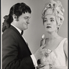 Charles Gray and Jane Lowry in the stage production Poor Bitos