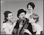 Diana Muldaur, Donald Pleasence, Jane Lowry and Nancy Reardon in the stage production Poor Bitos