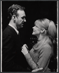 Gene Hackman and Joanna Pettet in the stage production Poor Richard