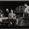 Joanna Pettet, Gene Hackman, Alan Bates and Colgate Salsbury in the stage production Poor Richard