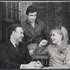 Gene Hackman, Alan Bates and Joanna Pettet in the stage production Poor Richard