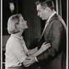 Barbara Bel Geddes and Martin Balsam in the stage production The Porcelain Year