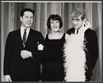 Harold Lang, Kaye Ballard and William Hickey in the Off-Broadway revue The Decline and Fall of the Entire World as Seen Through the Eyes of Cole Porter revisited