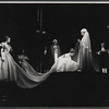 Dorothy Tutin [center] and unidentified others in the stage production Portrait of a Queen