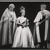 Dorothy Tutin [center] and unidentified others in the stage production Portrait of a Queen