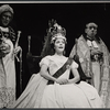 Dorothy Tutin [center] and unidentified others in the stage production Portrait of a Queen