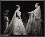 Dorothy Tutin [center] and unidentified others in the stage production Portrait of a Queen