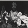 Dorothy Tutin [left] and unidentified others in the stage production Portrait of a Queen