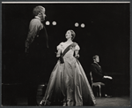 Dorothy Tutin [center] and unidentified others in the stage production Portrait of a Queen