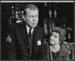 Albert Salmi and Kate Reid in the stage production The Price