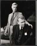 Shepperd Strudwick and Albert Salmi in the stage production The Price