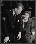 Albert Salmi and Kate Reid in the stage production The Price