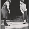 Catherine Burns and Zoe Caldwell in the stage production The Prime of Miss Jean Brodie