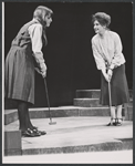 Catherine Burns and Zoe Caldwell in the stage production The Prime of Miss Jean Brodie