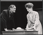 Roy Cooper and Zoe Caldwell in the stage production The Prime of Miss Jean Brodie