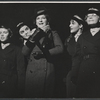 Kathryn Baumann, Amy Taubin, Zoe Caldwell, Diana Davila and Catherine Burns in the stage production The Prime of Miss Jean Brodie