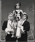 Glenn Kezer, Alice Playten and Michael Davis in the Off-Broadway stage production Promenade