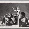 Glenn Kezer, Madeline Kahn, Shannon Bolin, Margot Albert, Alice Playten and Marc Allen III in the Off-Broadway stage production Promenade