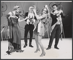 Margot Albert, Glenn Kezer, Madeline Kahn and George S. Irving in the Off-Broadway stage production Promenade