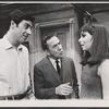 Jerry Orbach, Larry Haines, and Jill O'Hara in the stage production Promises, Promises.