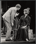 Gilles Pelletier and Geraldine Page in the stage production P.S. I Love You