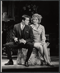 Lee Patterson and Geraldine Page in the stage production P.S. I Love You