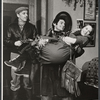 Bill Moor, Antony Ponzini and Mary Hamill in the stage production P. S. Your Cat Is Dead!