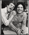 Keir Dullea and Tony Musante in publicity pose for the stage production P. S. Your Cat Is Dead!