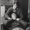 Keir Dullea [wearing tie] and Tony Musante in the stage production P. S. Your Cat Is Dead!