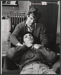 Keir Dullea [wearing tie] and Tony Musante in the stage production P. S. Your Cat Is Dead!