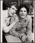 Keir Dullea and Tony Musante in the stage production P. S. Your Cat Is Dead!
