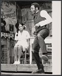 Melba Moore and Cleavon Little in the stage production Purlie