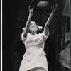 Melba Moore (with raised hat) in the stage production Purlie