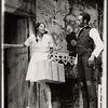 Melba Moore and Cleavon Little in the stage production Purlie.