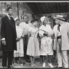 Ossie Davis, Helen Martin, Godfrey Cambridge, Ruby Dee, Beah Richards and Sorrell Booke in the stage production Purlie Victorious