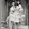 Norma Donaldson and unidentified in the stage production A Quarter for the Ladies Room