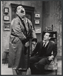 Zero Mostel and Eli Wallach in the stage production of Rhinoceros