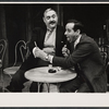 Zero Mostel and Eli Wallach in the stage production Rhinoceros
