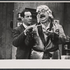 Eli Wallach and Zero Mostel in the stage production of Rhinoceros