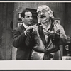 Eli Wallach and Zero Mostel in the stage production Rhinoceros