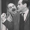Zero Mostel and Eli Wallach in the stage production Rhinoceros