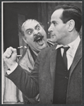 Zero Mostel and Eli Wallach in the stage production Rhinoceros