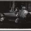 Douglass Watson [center] and unidentified others in the 1964 American Shakespeare production of Richard III
