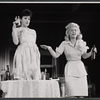 Linda Lavin and Sylvia Miles in the stage production The Riot Act