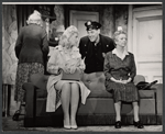 Sylvia Miles, Mark Dawson and Dorothy Stickney in the stage production The Riot Act