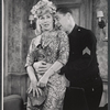 Sylvia Miles and Mark Dawson in the stage production The Riot Act