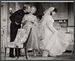 Adam Kennedy, Dorothy Stickney and Linda Lavin in the stage production The Riot Act